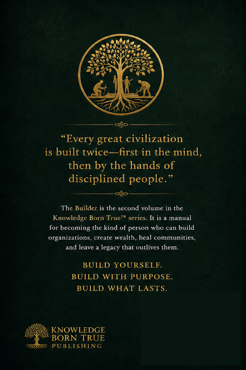 The Builder, Volume II back cover