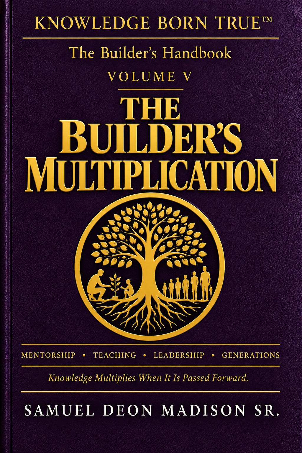 The Builder's Multiplication, Volume V book cover